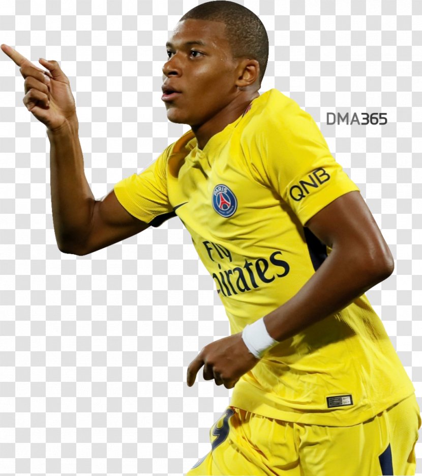 Kylian Mbappé Paris Saint-Germain F.C. France National Football Team - T Shirt Transparent PNG