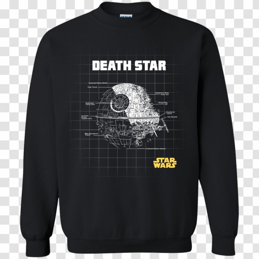 T-shirt Hoodie Clothing Maggie Greene - Long Sleeved T Shirt - Death Star Transparent PNG