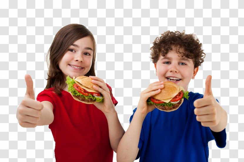 Hamburger Eating Junk Food - Heart - Free Download Transparent PNG