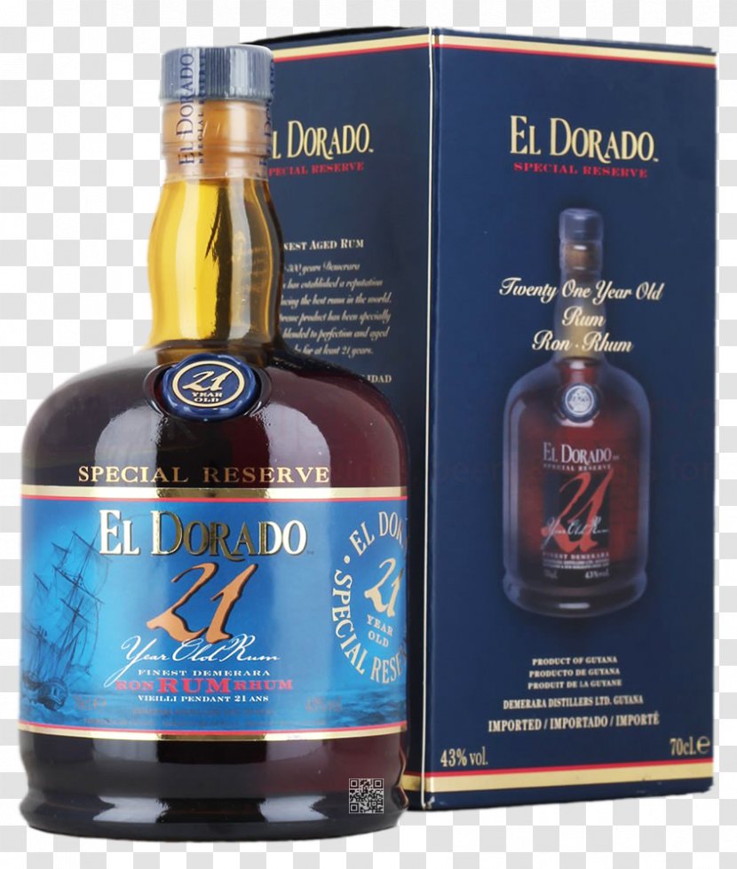 El Dorado Rum Distilled Beverage Demerara Whiskey - Bottle - Beer Transparent PNG