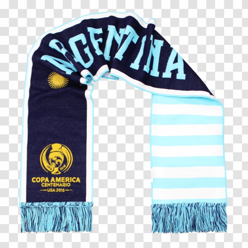 Copa América Centenario T-shirt Sleeve Panama Scarf - Electric Blue Transparent PNG