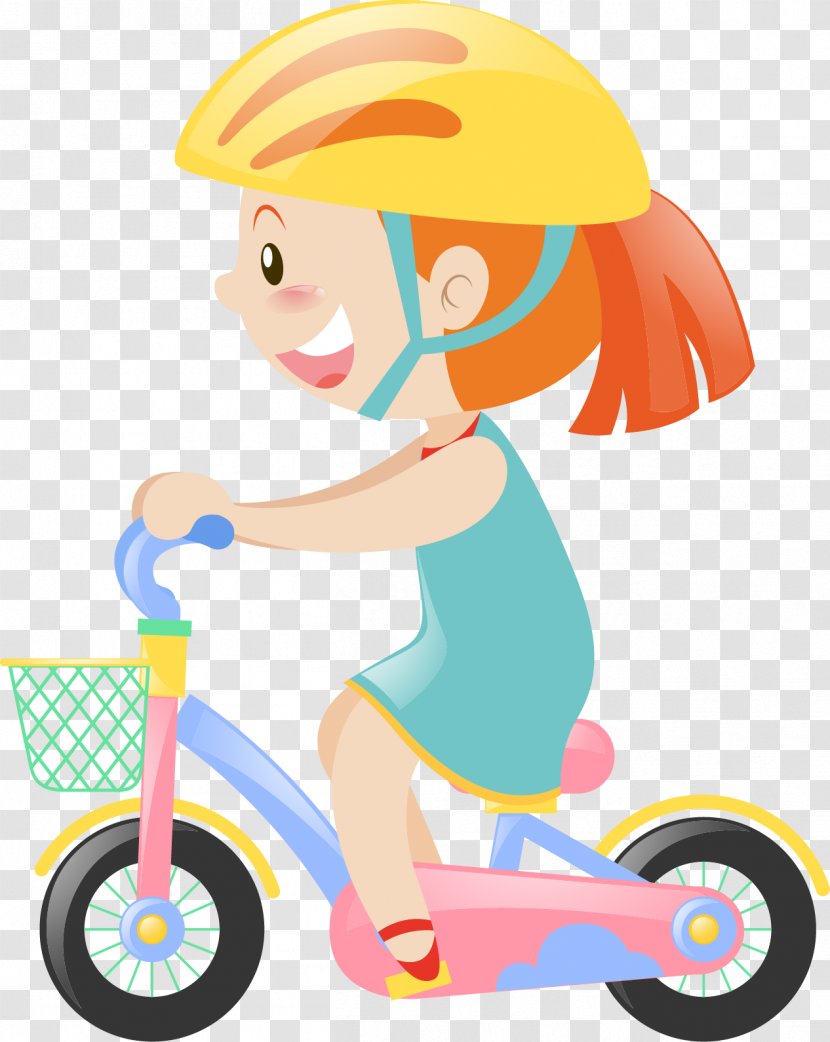 Physical Exercise Royalty-free Illustration - Cartoon - Learn How To Ride A Child Transparent PNG