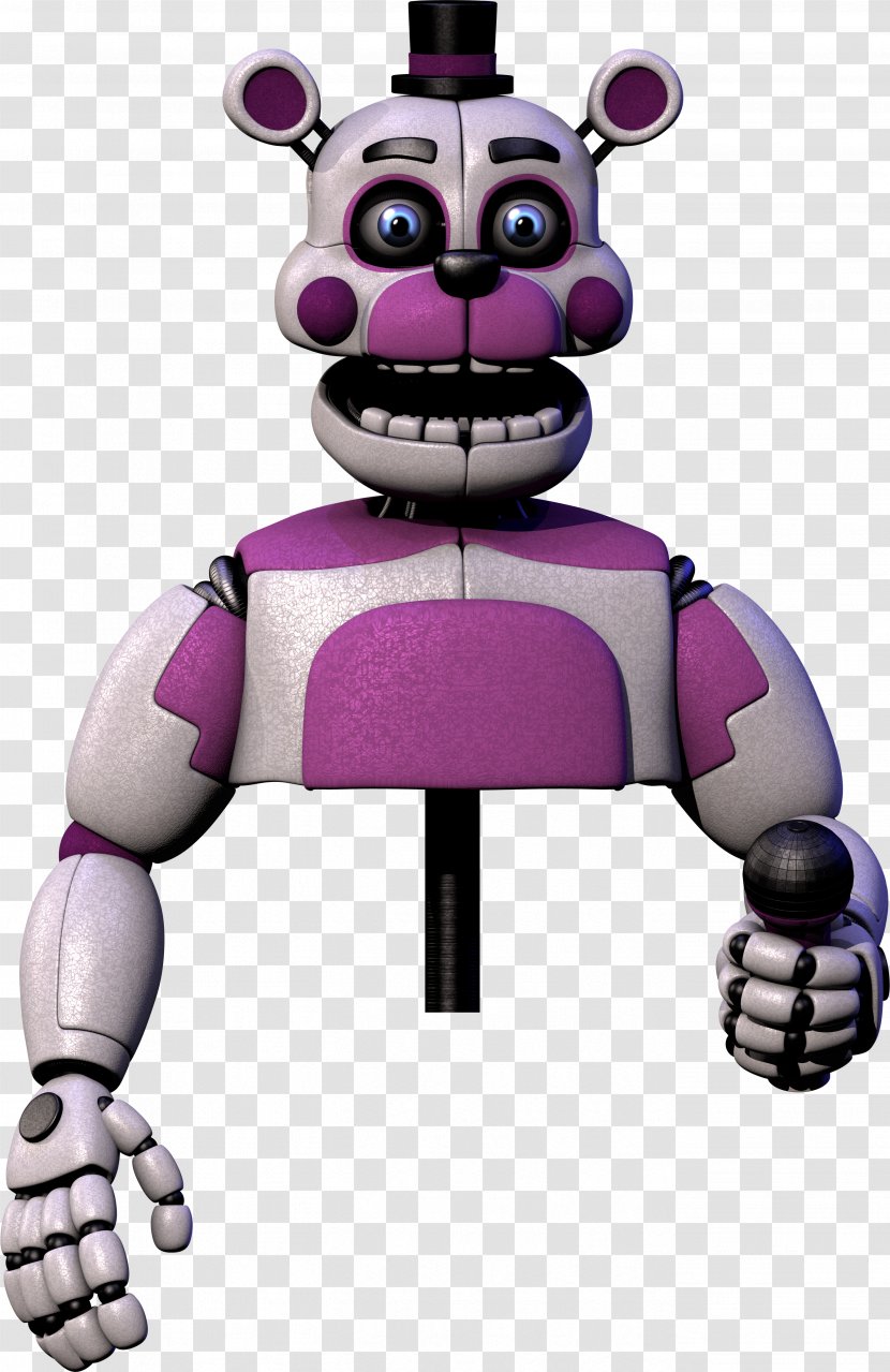 Five Nights At Freddy's: Sister Location DeviantArt Robot Digital Art - Toy - Funtime Freddy Transparent PNG
