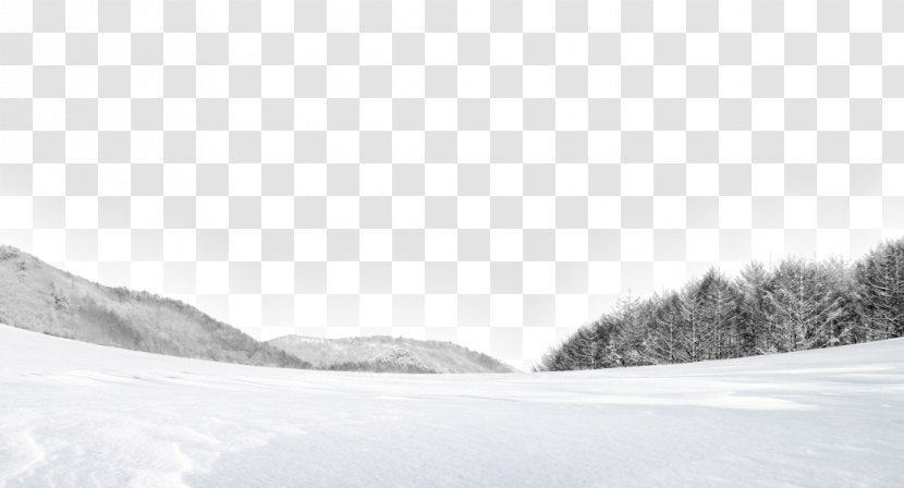 Shulin District White Snow Winter - Designer Transparent PNG