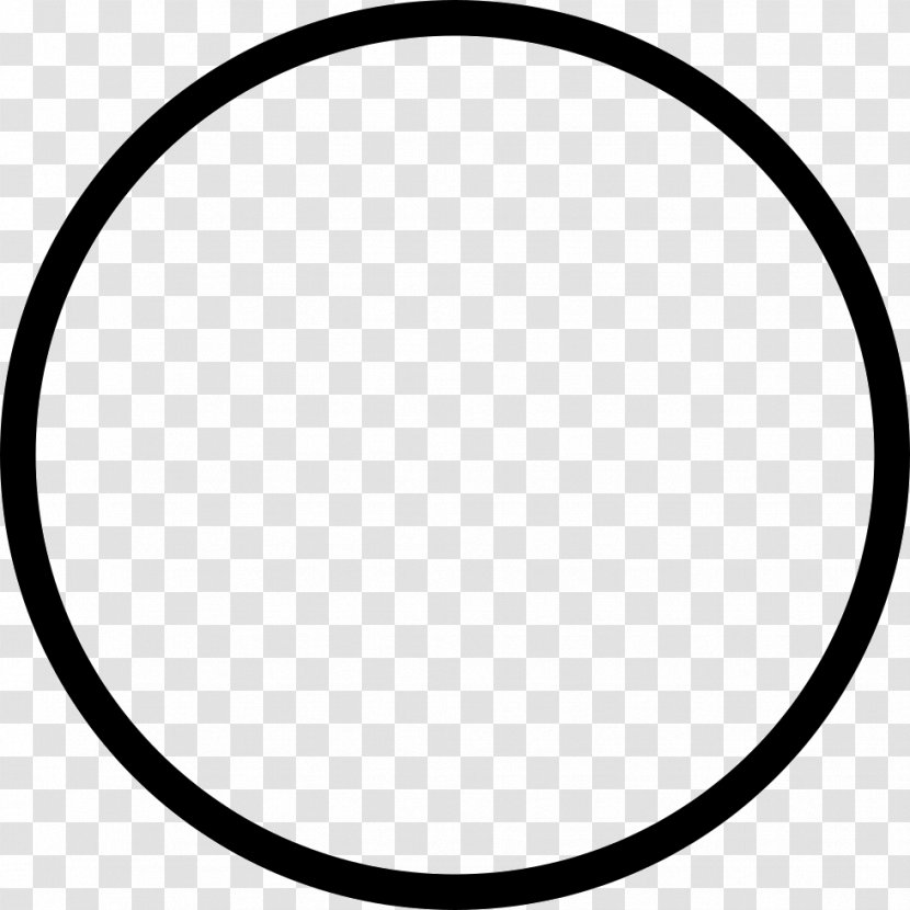 Circle Clip Art - Black And White Transparent PNG
