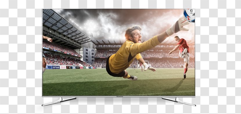 Panasonic Série DXW734 Ultra-high-definition Television 4K Resolution - Sport Venue - Football Transparent PNG