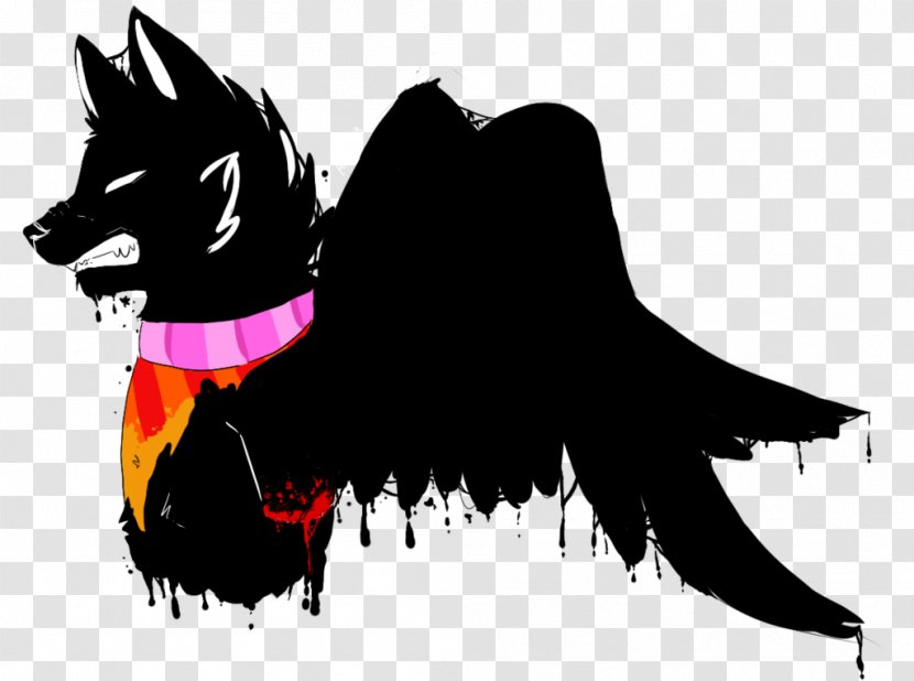 Whiskers Dog Cat Illustration Silhouette - Cartoon Transparent PNG