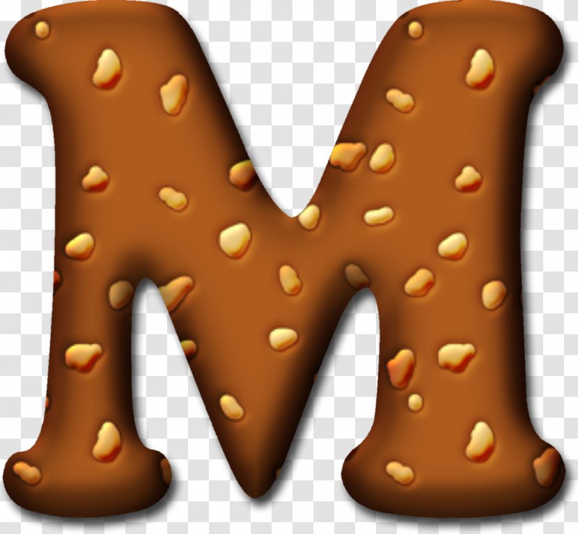 Chocolate Letter Alphabet M Font - Ak 47 Transparent PNG