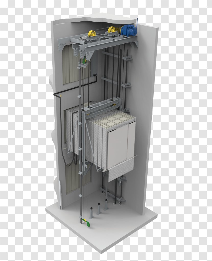 Elevator Car Hotel Room Hydraulic Machinery - Machine Transparent PNG