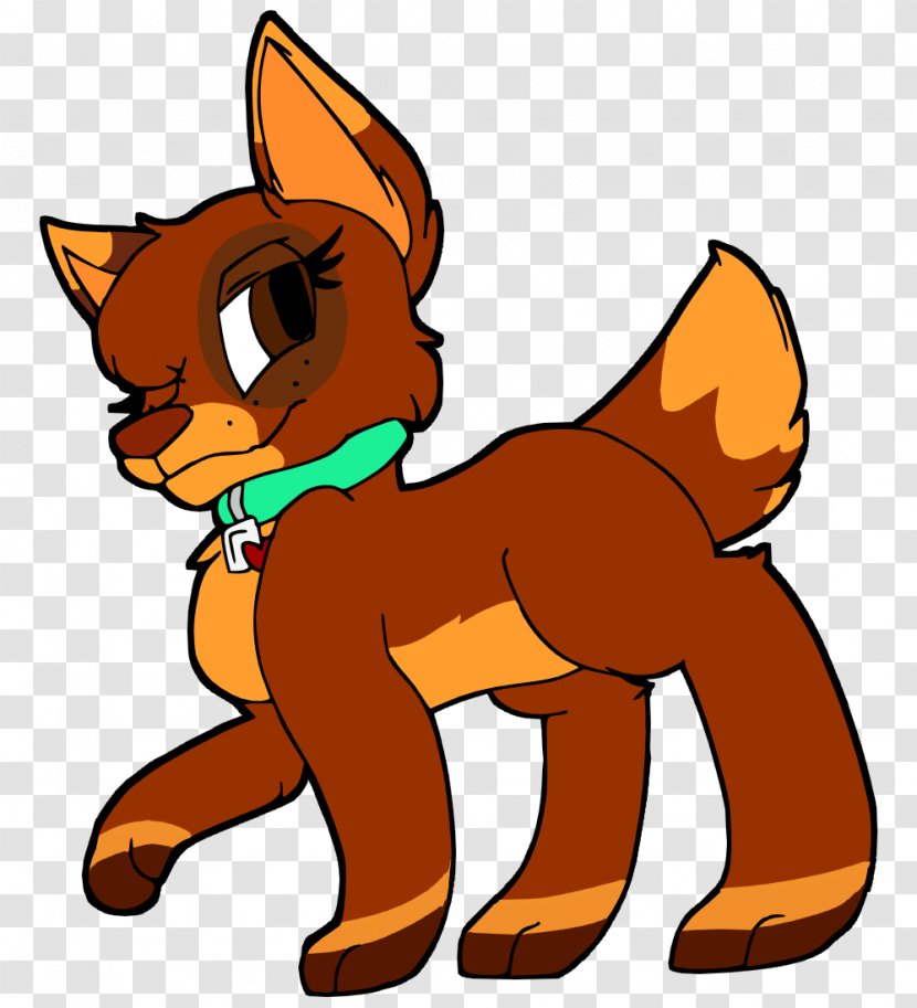 Cat Red Fox Mammal Dog Horse - Fawn Transparent PNG