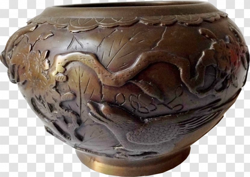 Bronze Ceramic - Vase - Bowl Transparent PNG