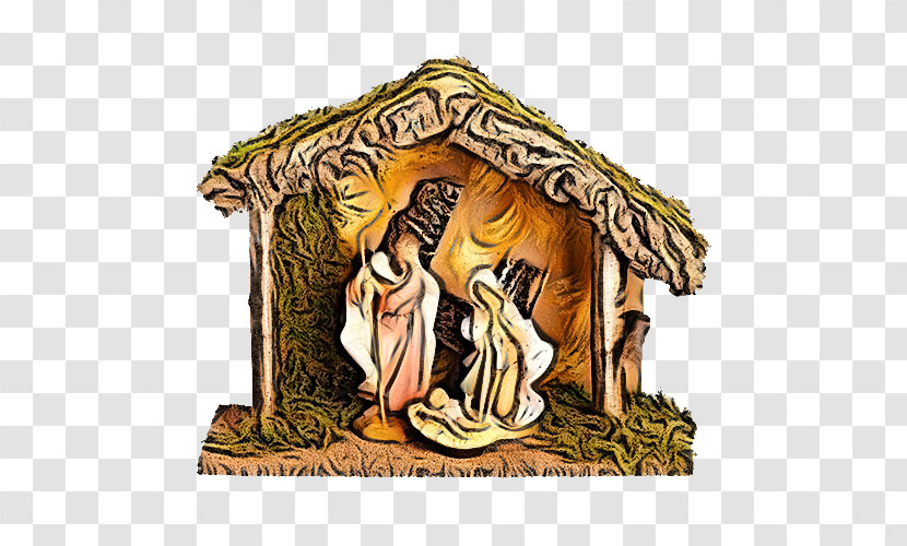 Nativity Scene Hut Interior Design Transparent PNG