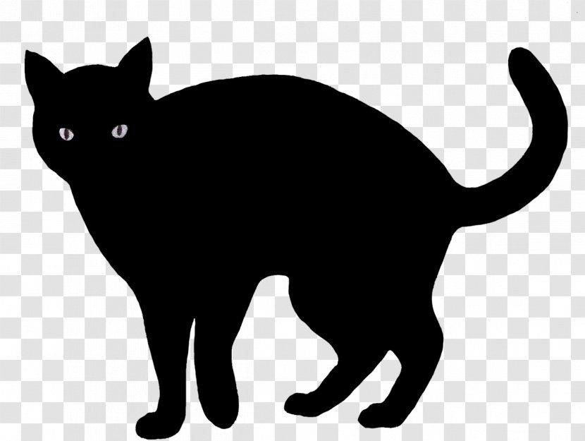 Black Cat Kitten Clip Art - Domestic Short Haired - Scared Cliparts Transparent PNG