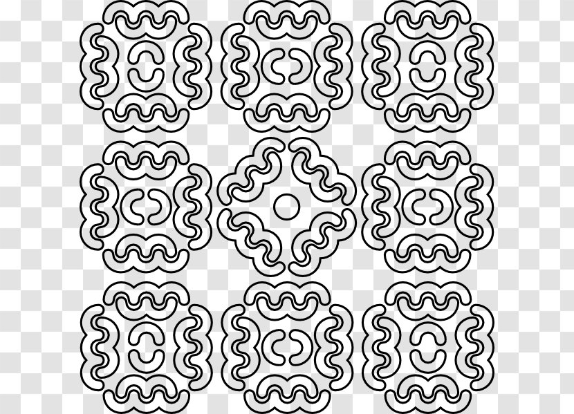 Line Art Drawing Ornament Pattern - Islamic Geometric Patterns - Royaltyfree Transparent PNG