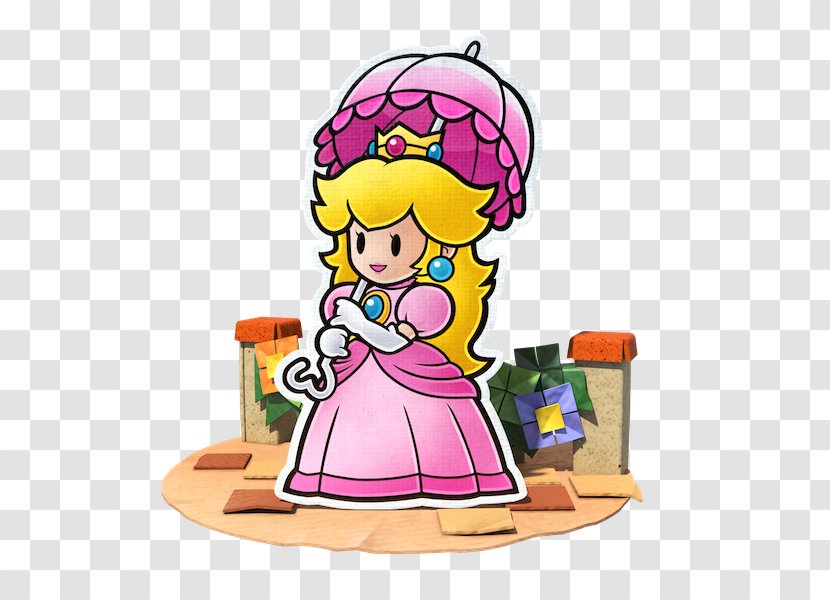 Princess Peach Paper Mario: Color Splash Toad - Reading - Wedding Carriage Transparent PNG