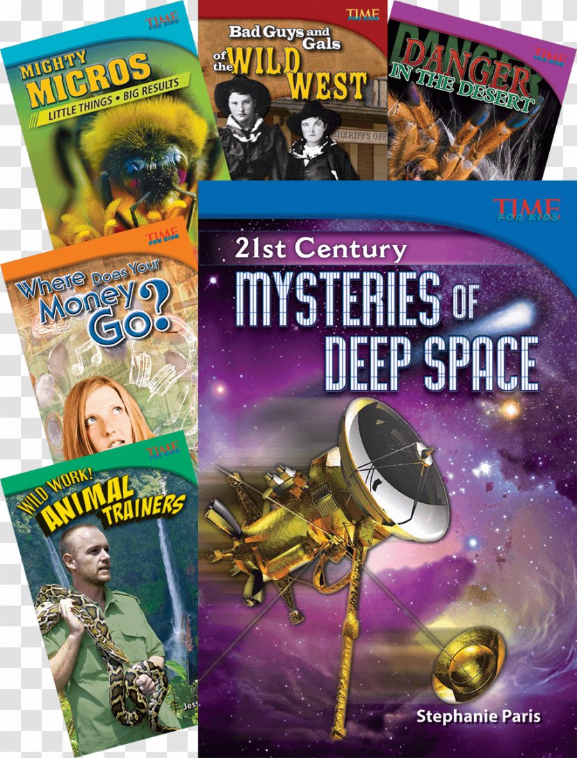 Siglo XXI: Misterios Del Espacio Sideral (21st Century: Mysteries Of Deep Space) Time For Kids En Español-Level 5 Outer Space - Exploration - Book Cover Material Transparent PNG