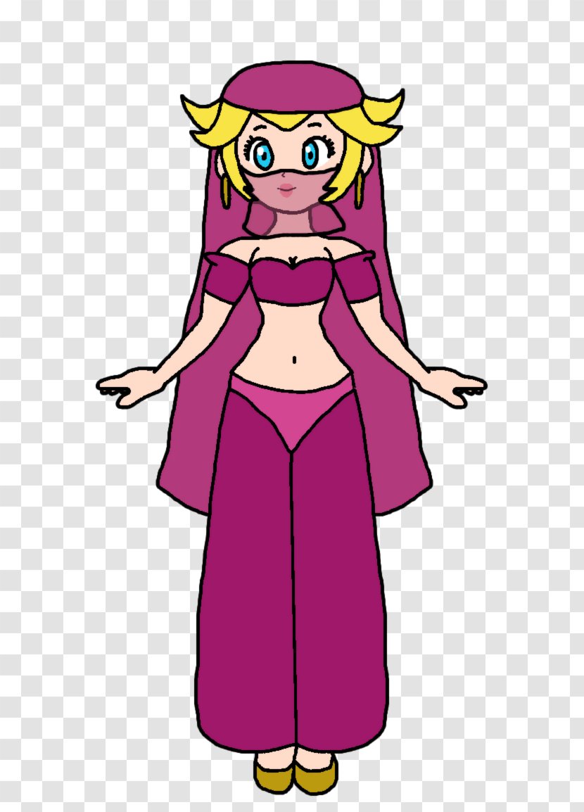 Princess Peach Daisy Rosalina DeviantArt Disney - Silhouette - Belly Dancer Transparent PNG