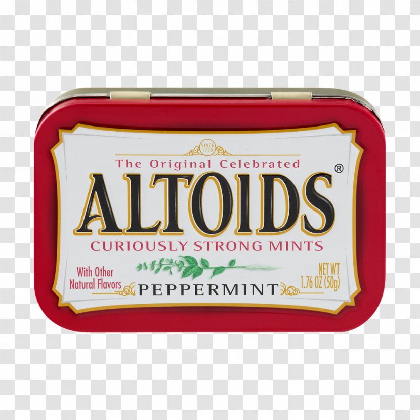 Altoids Peppermint Brand Product - Ounce - Candied Cherries Tin Transparent PNG