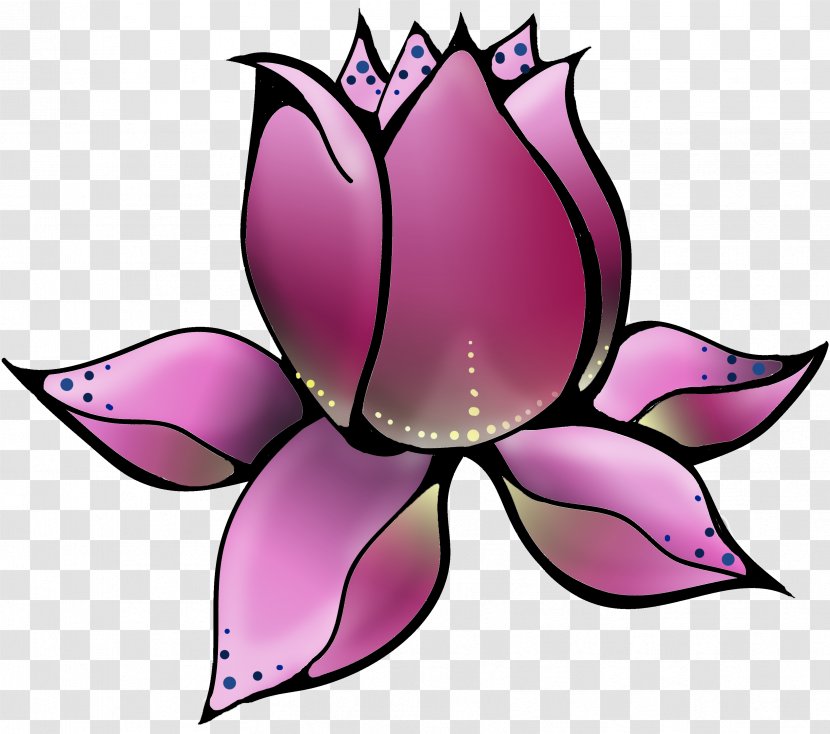 Nelumbo Nucifera Yoga Flower Clip Art - Purple - Lotus Transparent PNG
