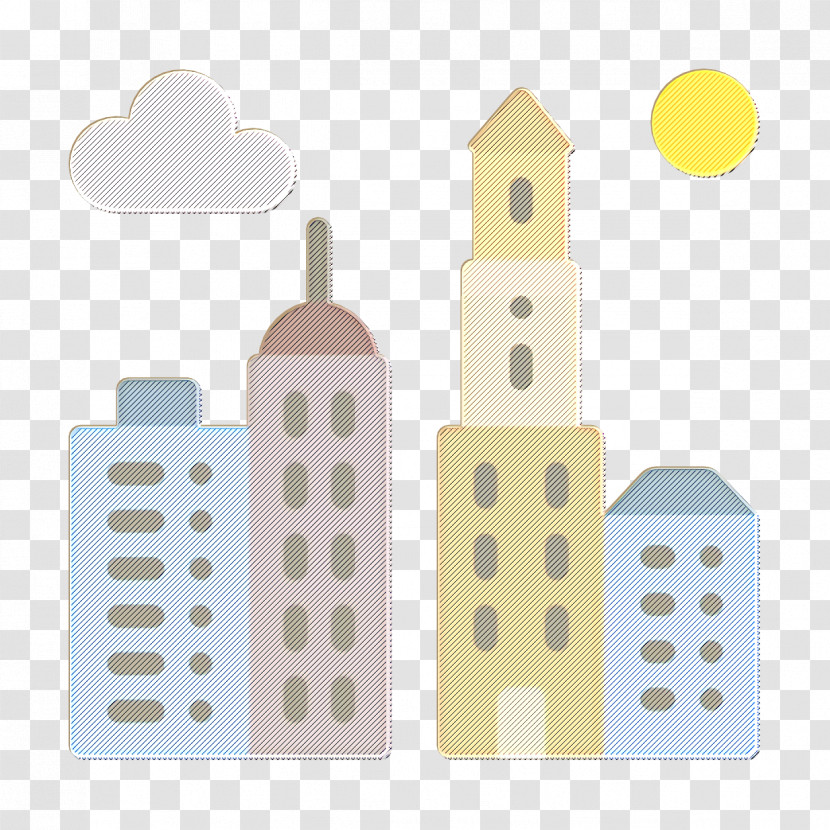 Town Icon City Life Icon Cityscape Icon Transparent PNG