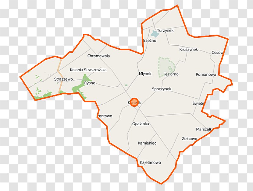 Koneck Zapustek Święte, Aleksandrów County Brzeźno, Straszewo, Kuyavian-Pomeranian Voivodeship - Gmina - Map Transparent PNG