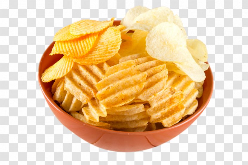 Junk Food Breakfast Salt Eating - Health - Large Bowl Of Potato Chips Gamma Transparent PNG