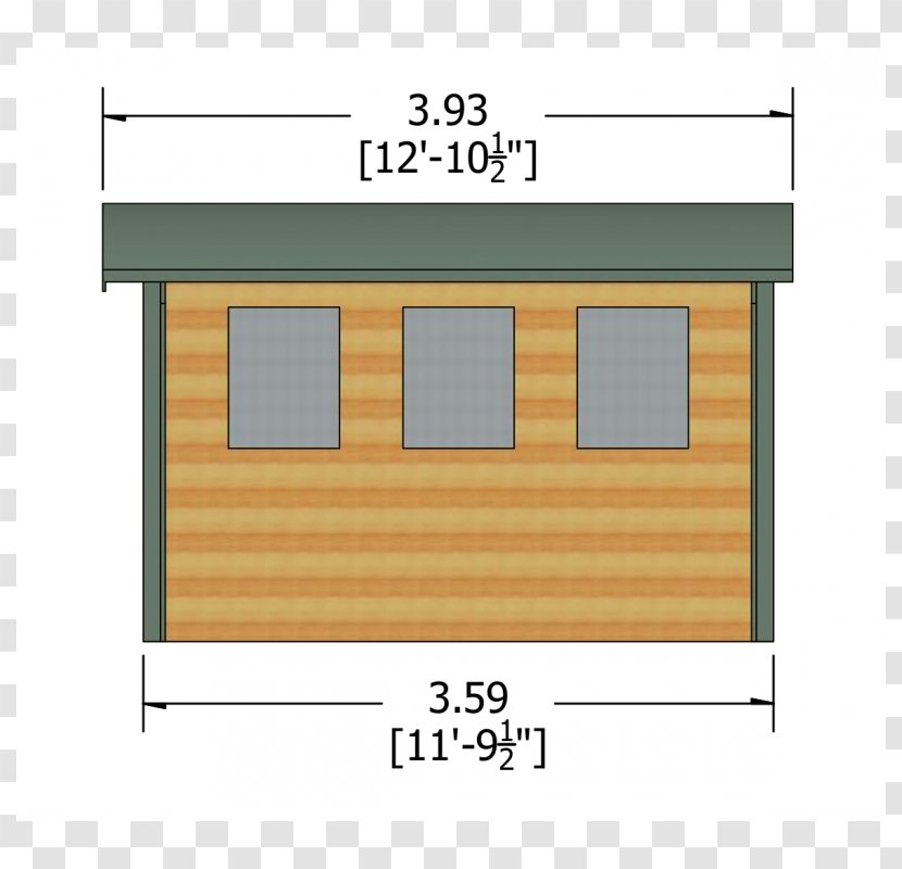 Garden Buildings Log Cabin Floor Window - Property Transparent PNG