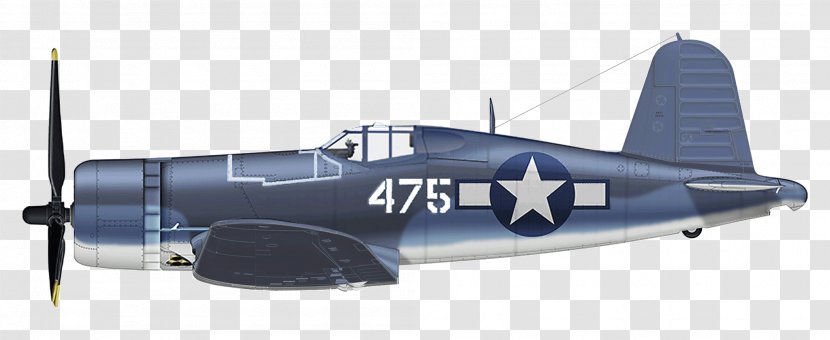 Vought F4U Corsair Airplane VMA-214 United States Navy Fighter Aircraft - Grumman F6f Hellcat - Ace Transparent PNG