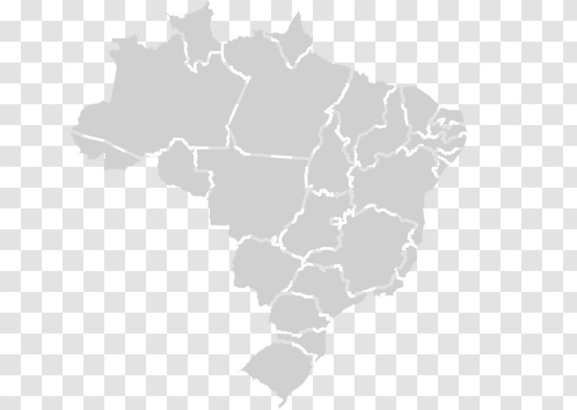 Pramac Brasil Regions Of Brazil Dot Distribution Map - World Transparent PNG