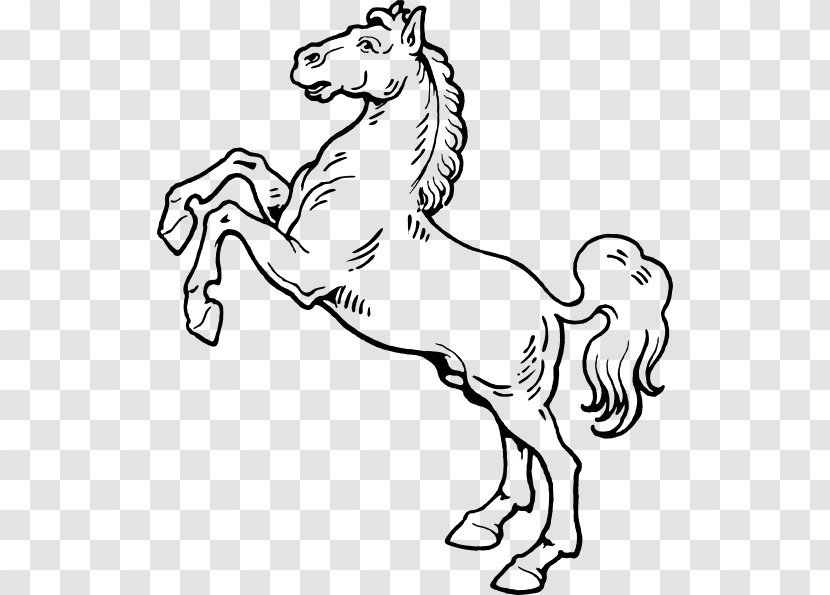 Arabian Horse American Quarter Mustang Stallion Rearing - Fauna - Bucking Tattoo Transparent PNG