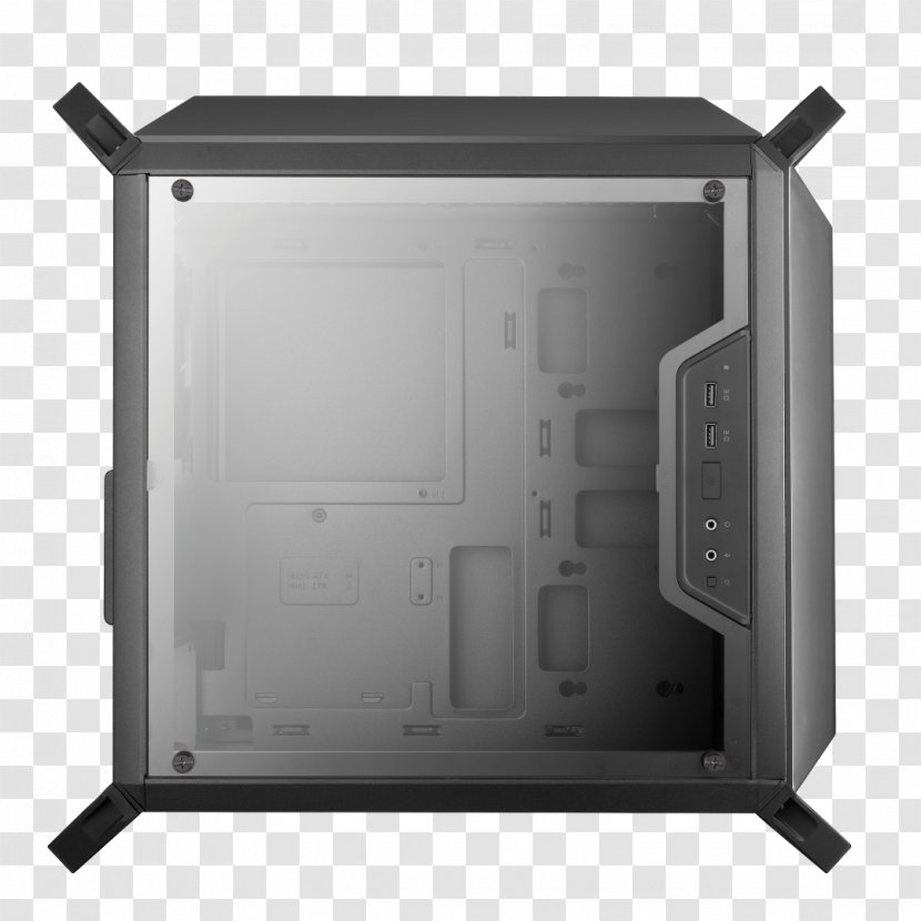 Computer Cases & Housings Cooler Master Silencio 352 MicroATX Transparent PNG