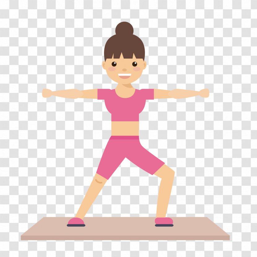 Olympic Weightlifting Cartoon - Fitness Centre - Zama Step Woman Transparent PNG