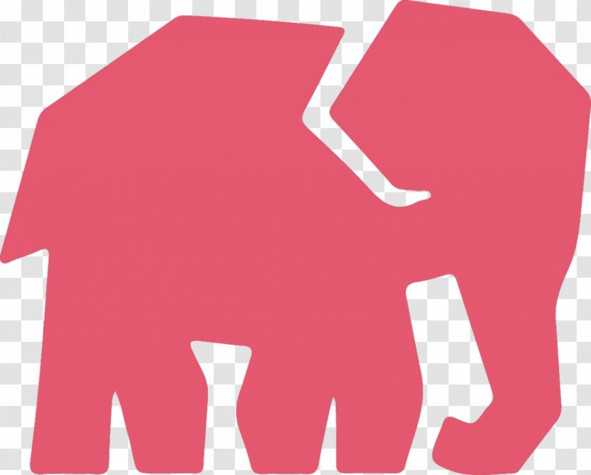 African Elephant Indian Mammal Animal - Cattle Like - Whisk Pink Transparent PNG