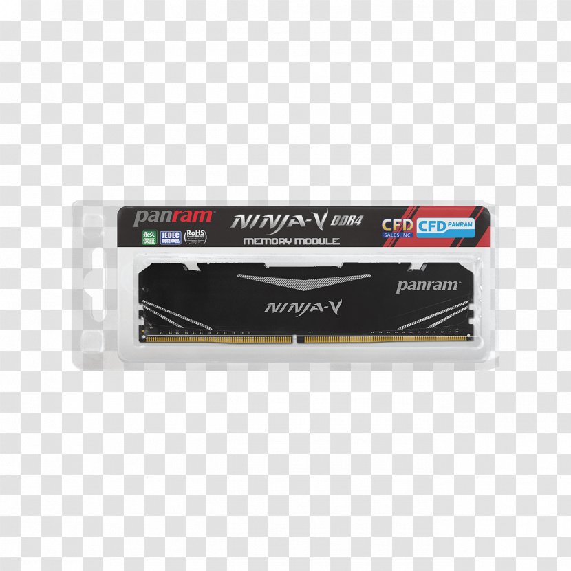 DDR4 SDRAM Synchronous Dynamic Random-access Memory DIMM Computer Data Storage Personal - Cfd Sales - Hardware Transparent PNG