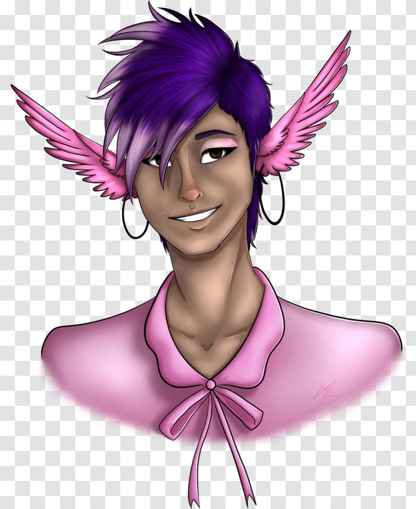 Fairy Hair Coloring Nose - Watercolor Transparent PNG