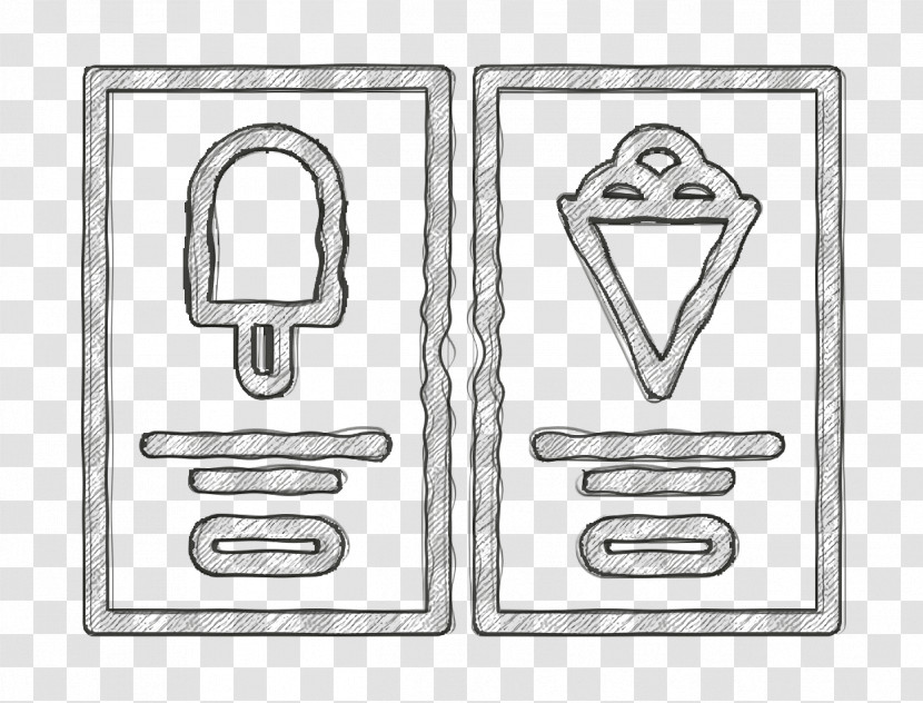 Menu Icon Ice Cream Icon Transparent PNG