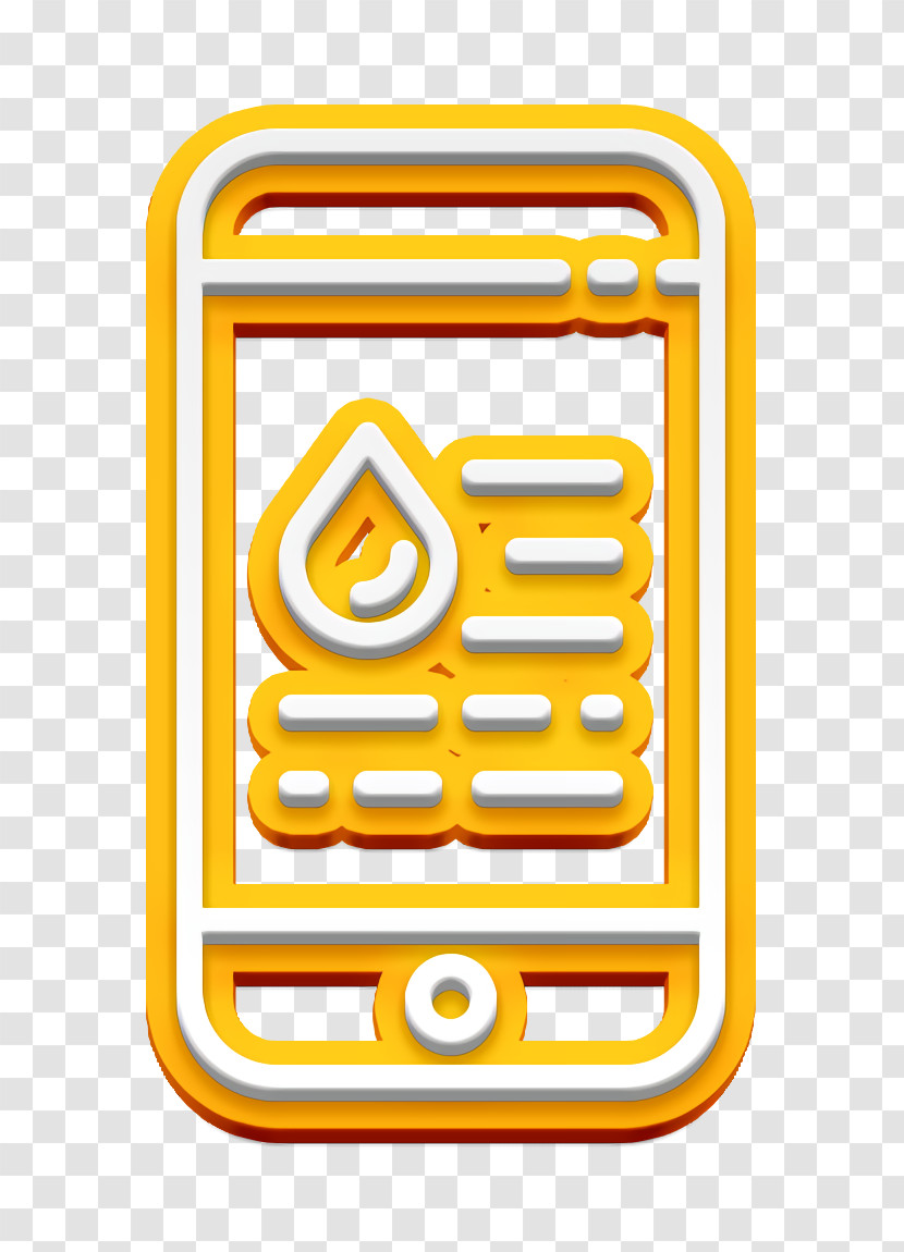 Smartphone Icon Touch Screen Icon Water Icon Transparent PNG
