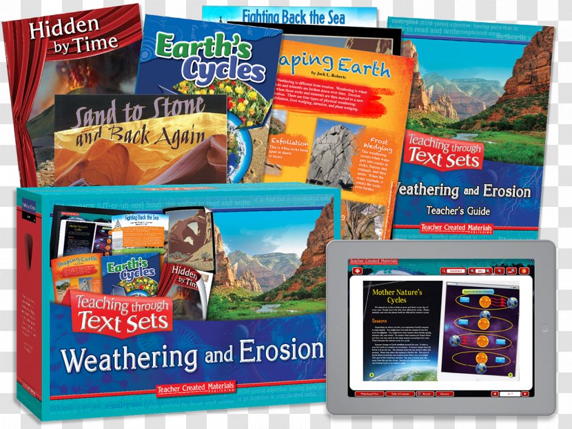 Teacher Text Erosion Weathering Literature - Rock - Guided Reading Questions Nonfiction Transparent PNG