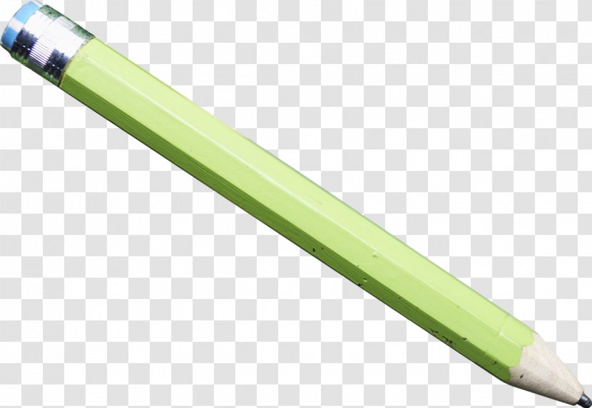 Ballpoint Pen Green Angle - Pencil Transparent PNG