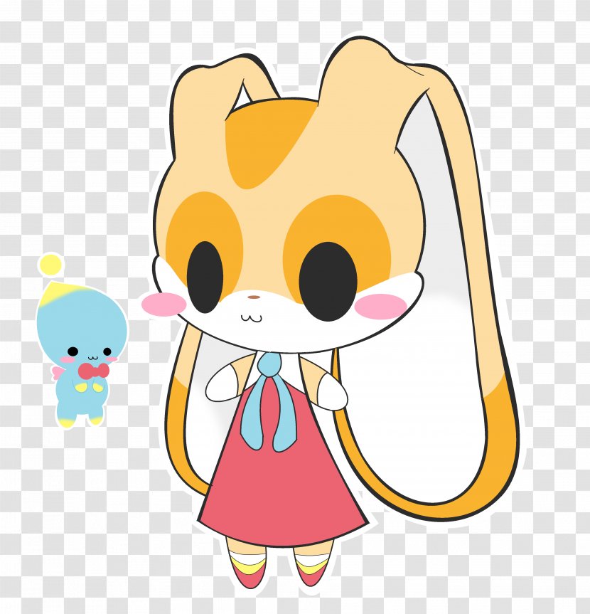 YouTube Minecraft Cream The Rabbit Character Whiskers - Heart - Oswald Lucky Transparent PNG