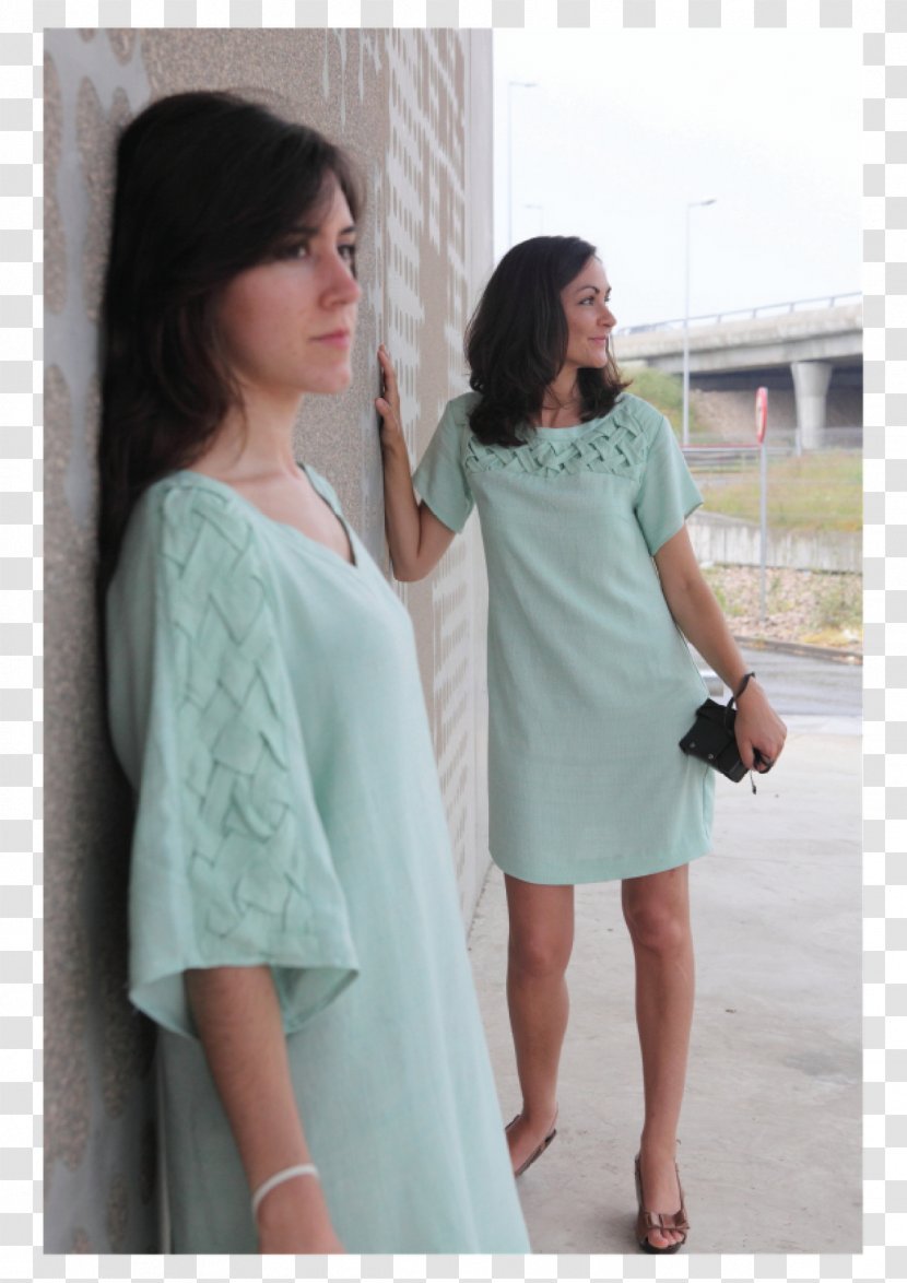 Cocktail Dress T-shirt Shoulder Textile Pattern - Flower Transparent PNG
