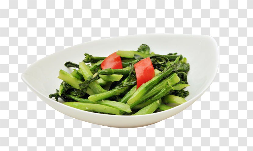 Vegetarian Cuisine Broccoli Recipe Salad Garnish - Food Fried Transparent PNG