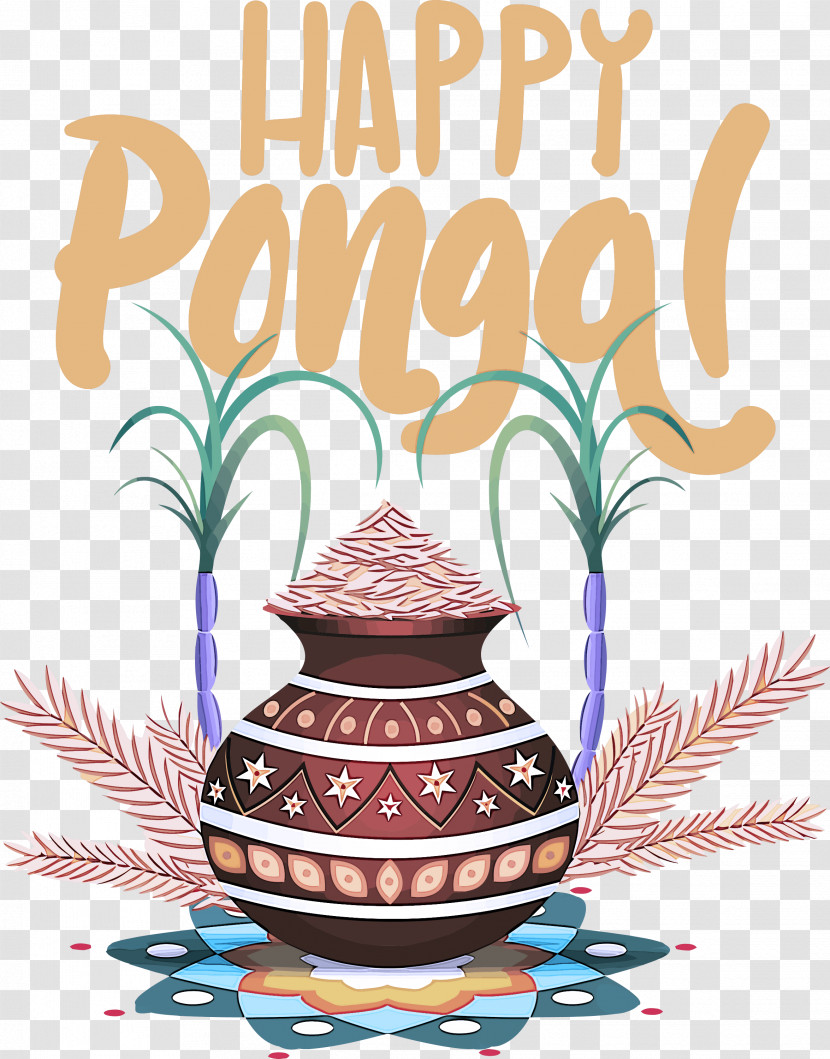 Pongal Happy Pongal Harvest Festival Transparent PNG