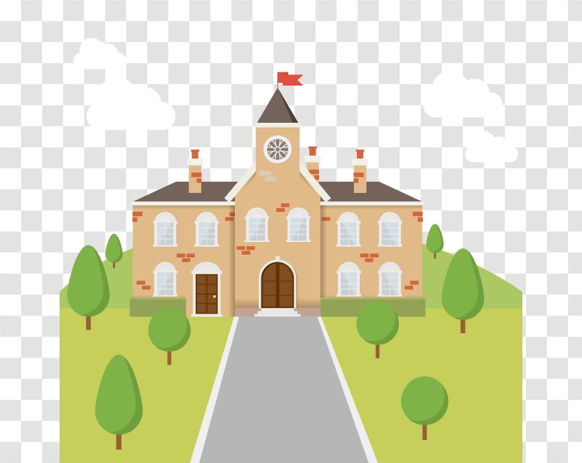 Cartoon Building - Home - FIG Vector Castle Transparent PNG