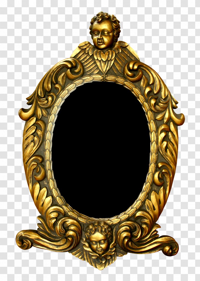Picture Frame Mirror Pattern - Ornament - Gold Transparent PNG
