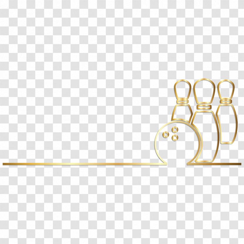 Golden Triangle - White - Bowling Vector Transparent PNG