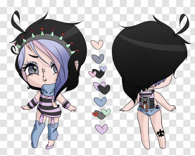 Goth Subculture Drawing Gothic Fashion - Heart - Pastel Transparent PNG