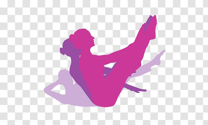 Pilates Exercise Physical Fitness Centre Yoga - Magenta Transparent PNG
