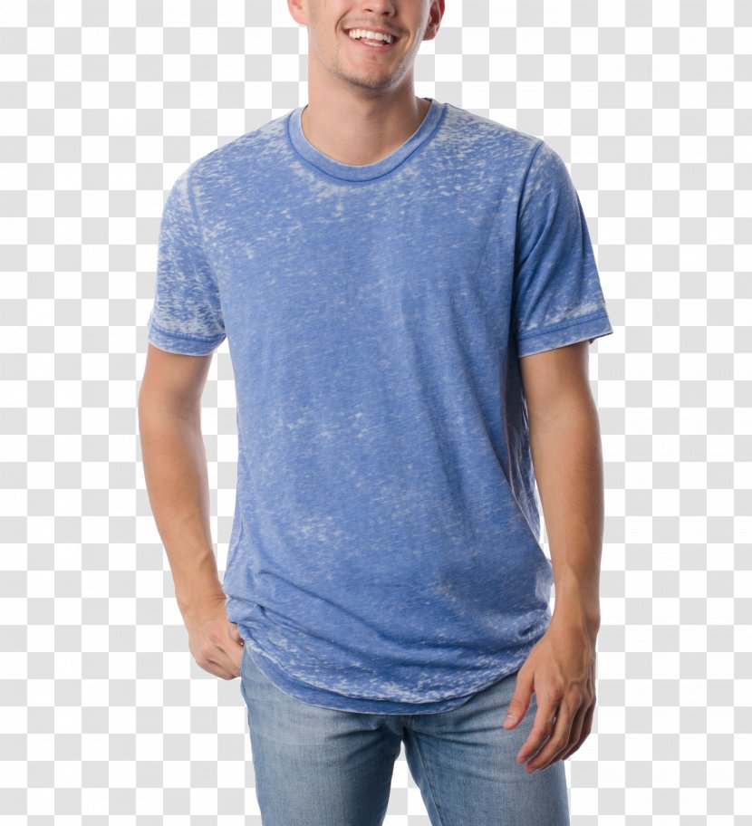 T-shirt Sleeve Jeans Denim - Neck Transparent PNG