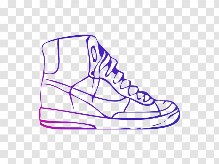 Shoe Sneakers Vector Graphics Drawing Illustration - Fashion Transparent PNG